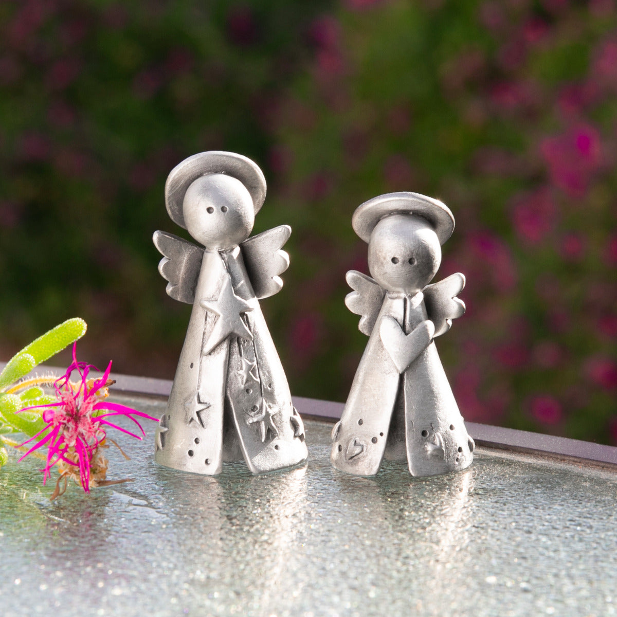 Angels on High Figurine Set {Pewter}