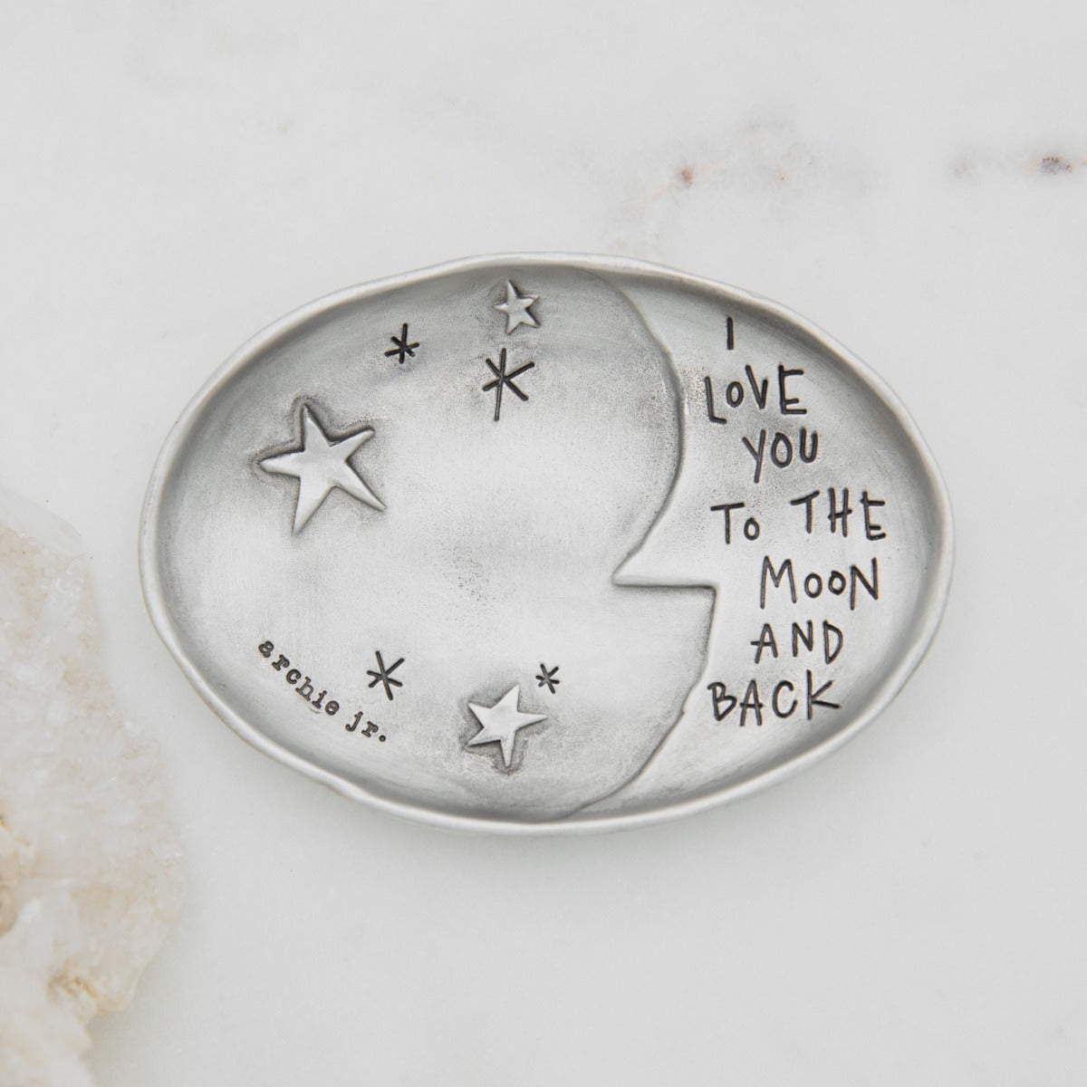 Moon and Back Keepsake Dish {Pewter}