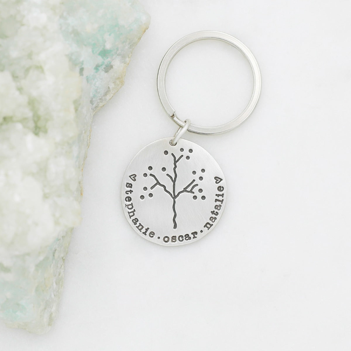 The Original Family Tree Keychain {Sterling Silver}