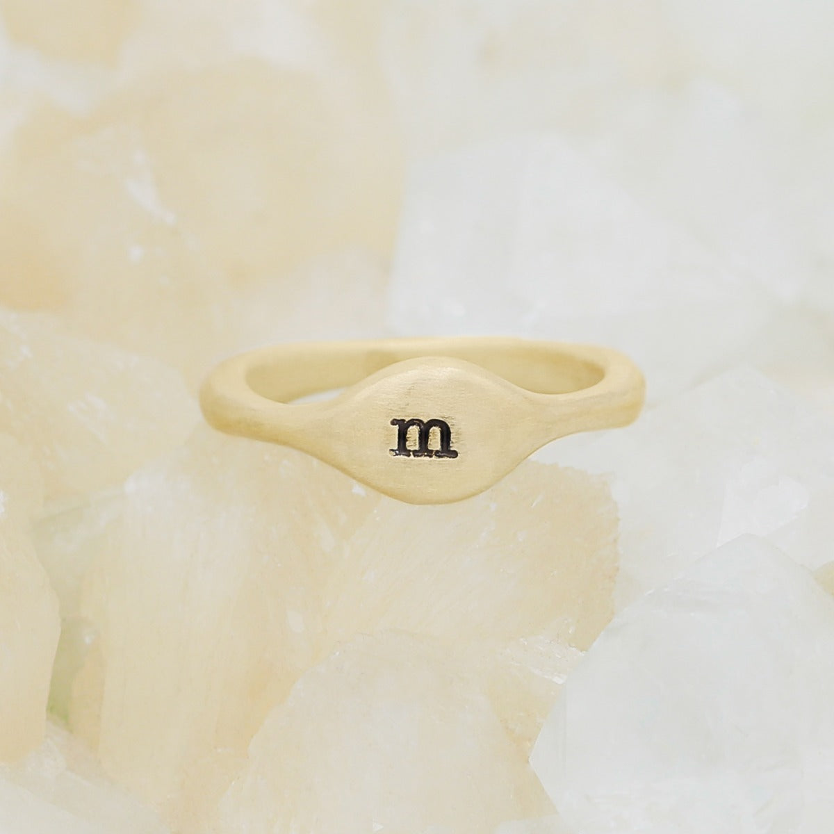 Initial Stacking Ring {10K Gold}