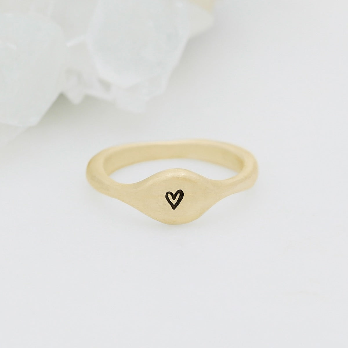 Initial Stacking Ring {10K Gold}