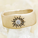 Sunburst Diamond Ring {10K Gold}