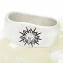 Sunburst Diamond Ring {10K White Gold}