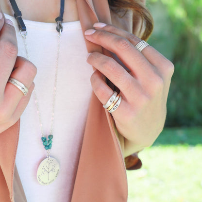 Featherweight Stacking Rings {Sterling Silver}