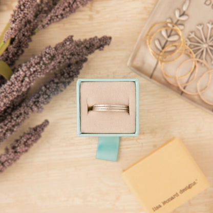 Featherweight Stacking Rings {Sterling Silver}