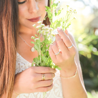 Featherweight Stacking Rings {Sterling Silver}