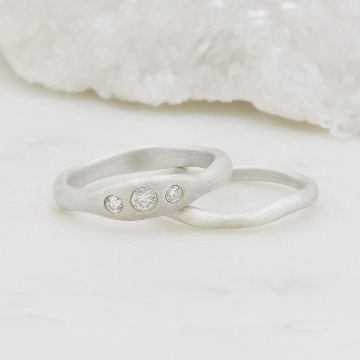 Be Mine Ring Pair {Sterling Silver}