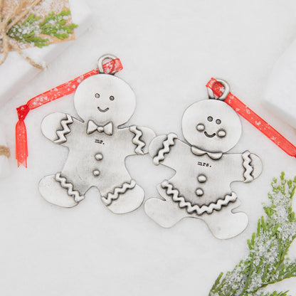 Gingerbread Mom Ornament {Pewter}