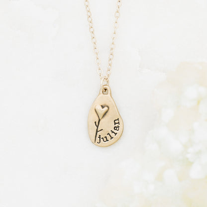 Jumble Of Love Necklace {14K Gold}