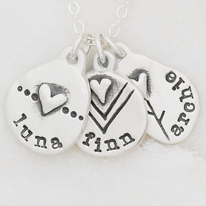 Jumble of Love Necklace {Sterling Silver}