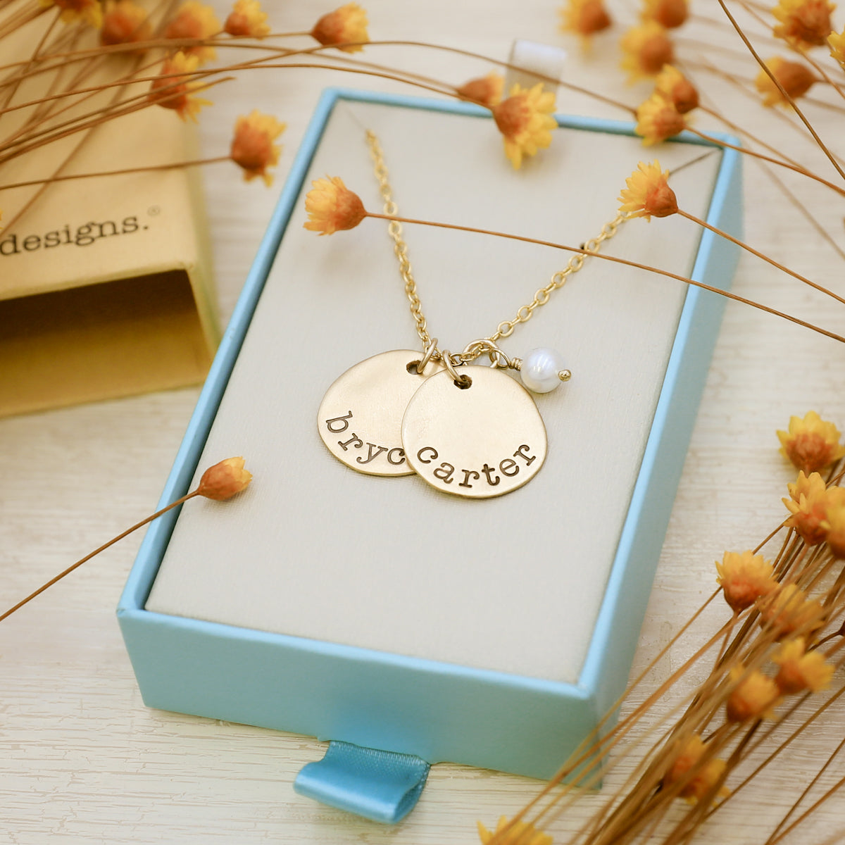 Petite Mother's Necklace {14K Gold}