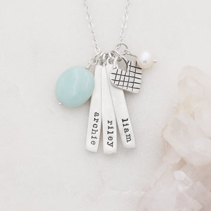 Cross My Heart Necklace {Sterling Silver}