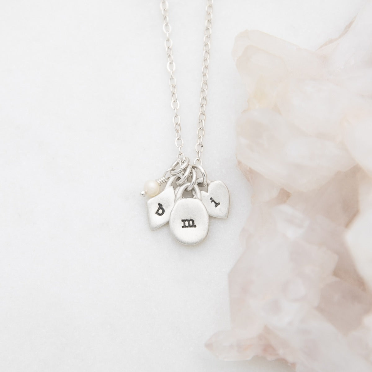 Wild About You Initials Necklace {Sterling Silver}