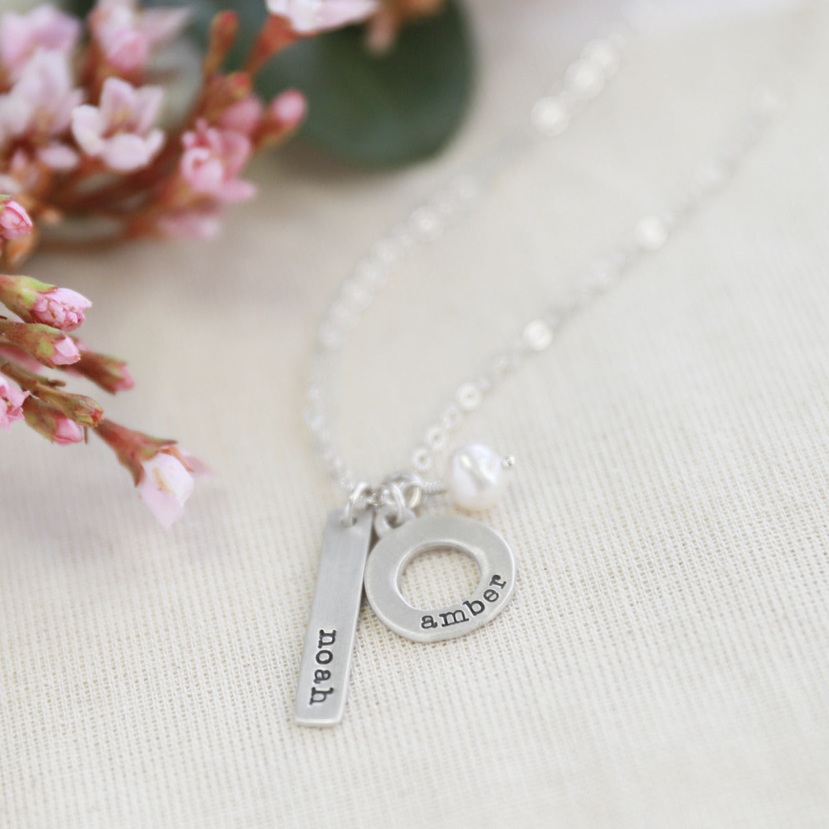 {sterling silver} jumble of charms necklace