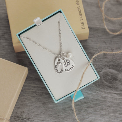 {sterling silver} jumble of charms necklace