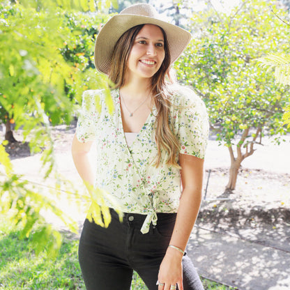 Birthstone Bloom Necklace {Sterling Silver}