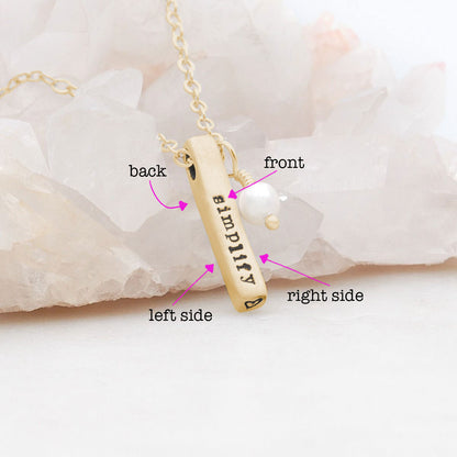 Word of the Year Necklace {10k Gold}