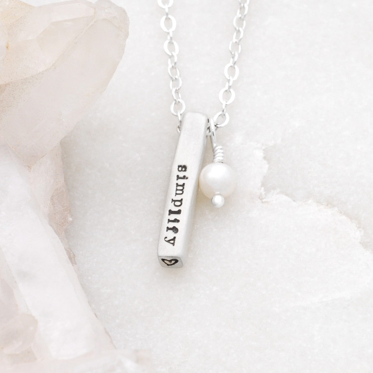 Word of the Year Necklace - 2 Sides {Sterling Silver}