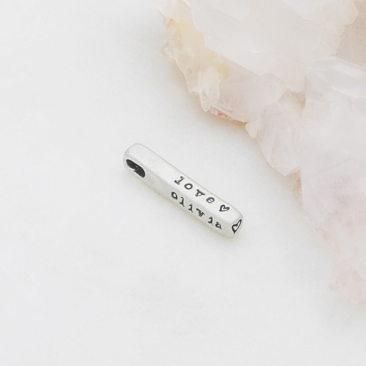 Word of the Year Charm - 3 Sides {Sterling Silver}