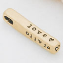 Word of the Year Charm - 3 Sides {14k Gold}