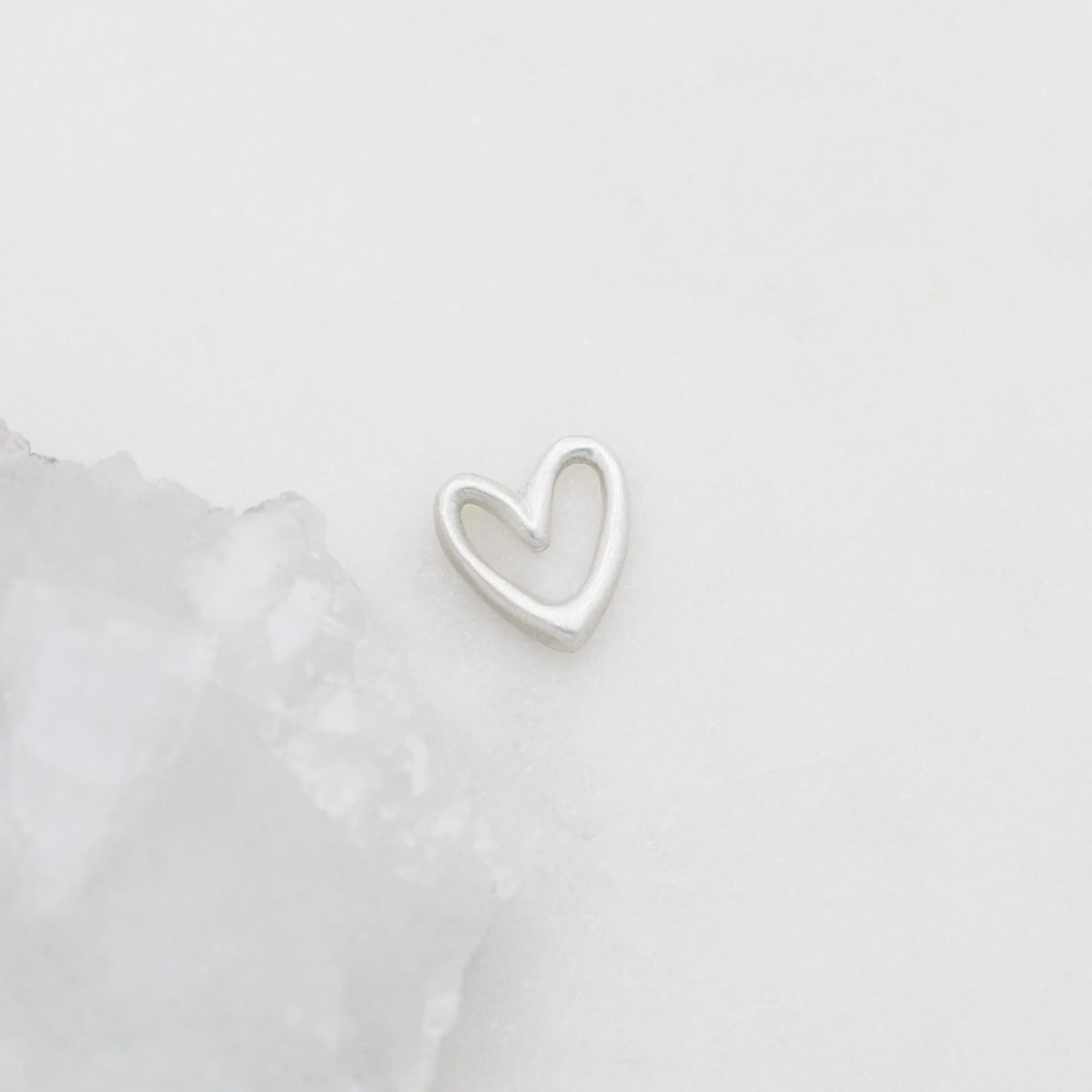 Love Grows 1/2" Heart Charm {Sterling Silver}