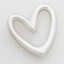 Love Grows 1/2" Heart Charm {Sterling Silver}