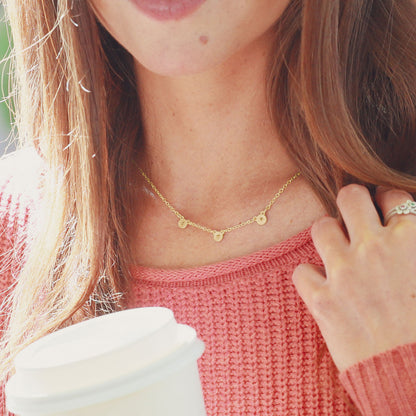 My Darling Ones Initial Necklace {Gold Vermeil}