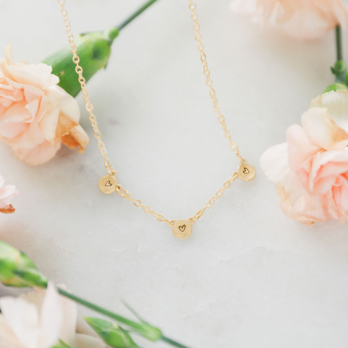 My Darling Ones Initial Necklace {Gold Vermeil}