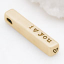 What matters most charm - 1 side {14k gold}