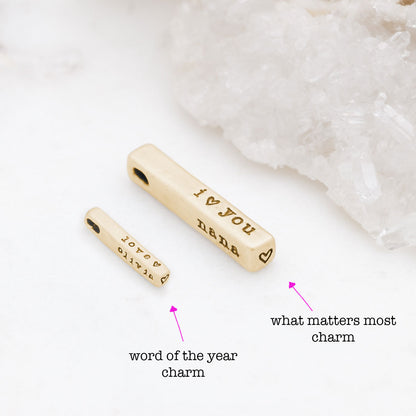 What Matters Most Charm {14k Gold}