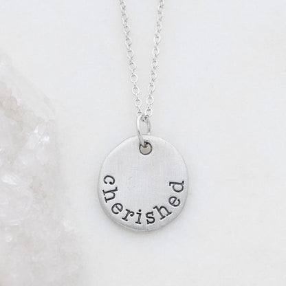 Cherished Necklace {Pewter}