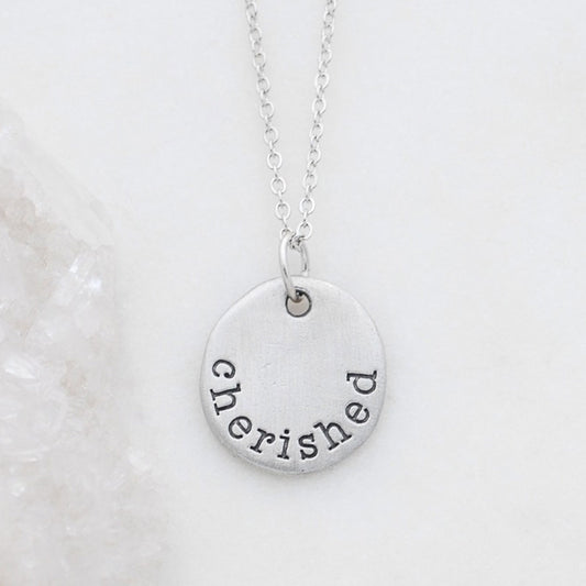 Cherished Necklace {Pewter}