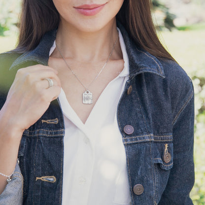 Be you {pewter} necklace