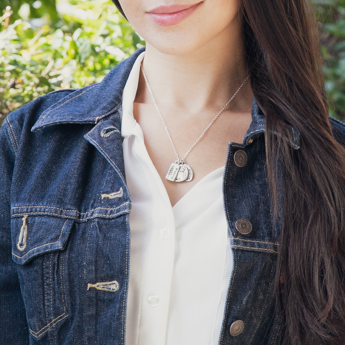 Be You Wildflowers Necklace {Sterling Silver}