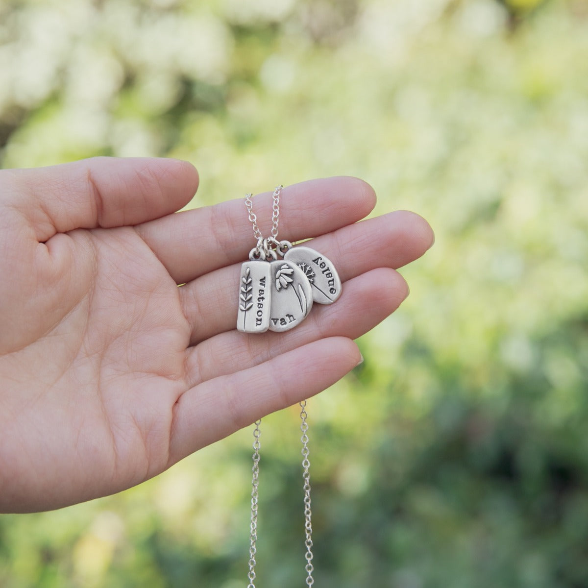 Be You Wildflowers Necklace {Sterling Silver}