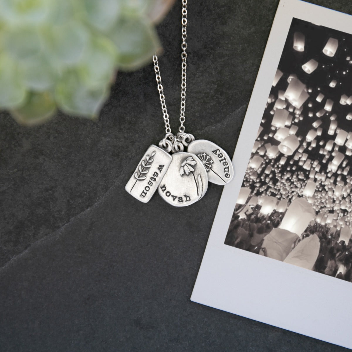 Be You Wildflowers Necklace {Sterling Silver}