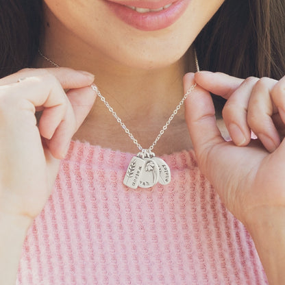 Be You Wildflowers Necklace {Sterling Silver}