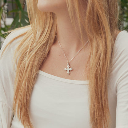 Known and Loved Cross Necklace {Sterling Silver}