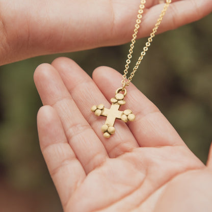 Known and Loved Cross Necklace {10K Gold}