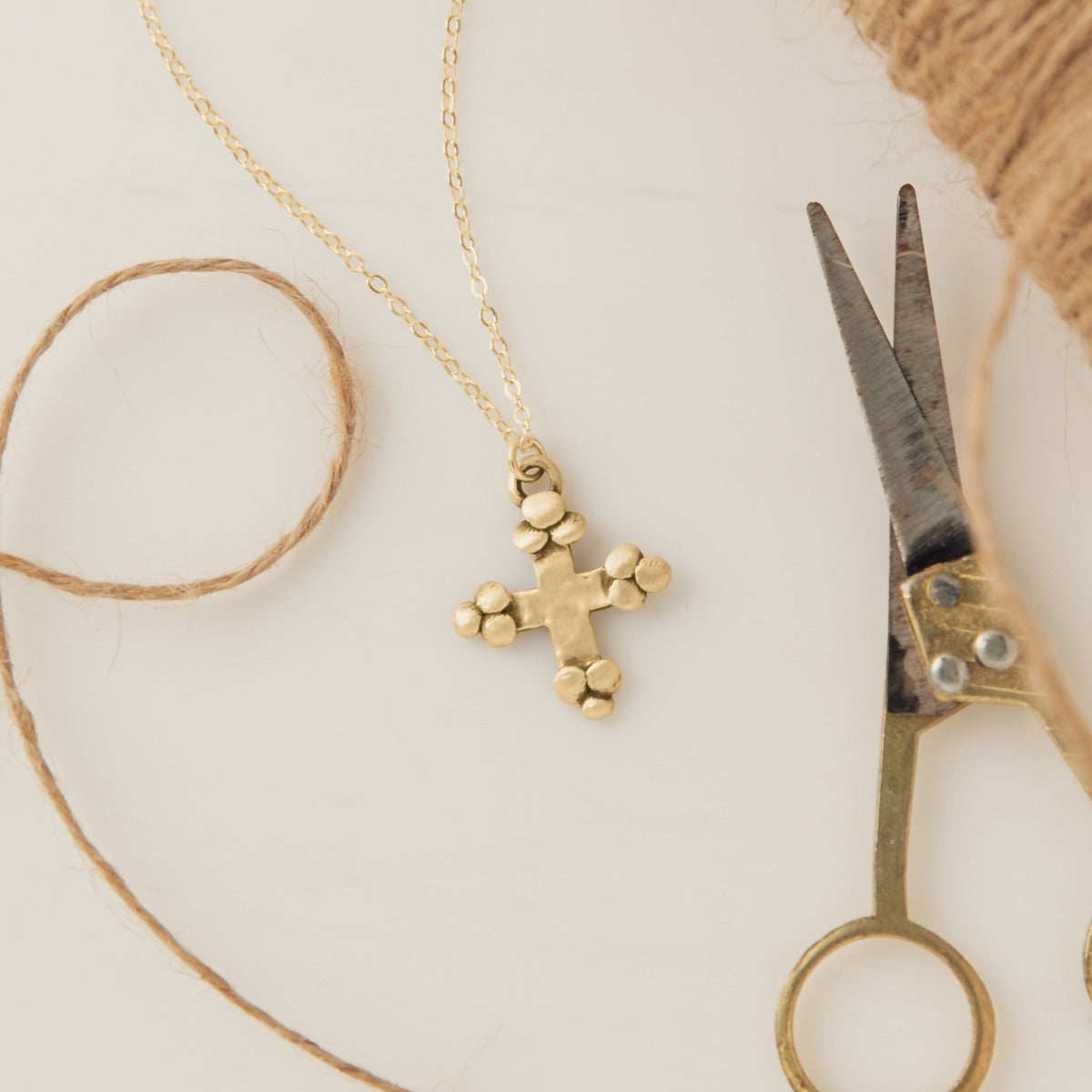 Known and Loved Cross Necklace {10K Gold}