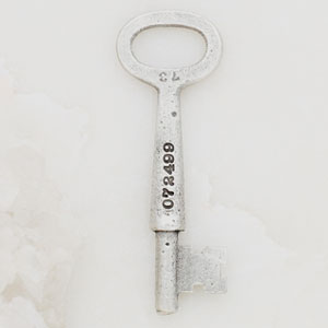 Key To My Heart Charm {Pewter}