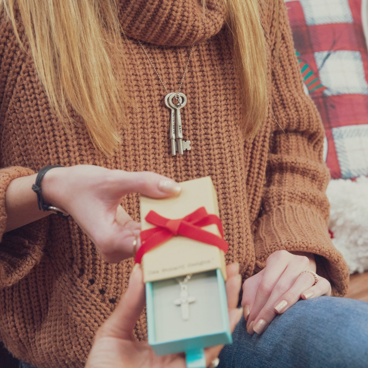 Key To My Heart Necklace {Pewter}