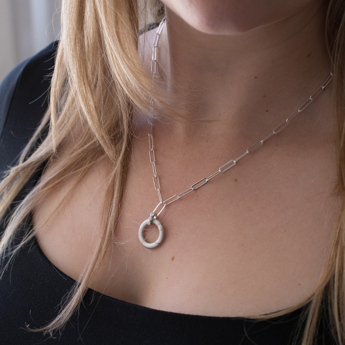 Tiny Jewels Buildable Charm Necklace {Sterling Silver}