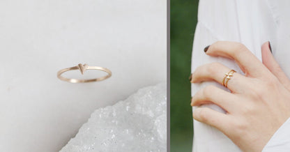 Sweet Love Ring - One Heart {10k Gold}