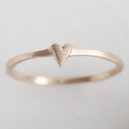 Sweet Love Ring - One Heart {Gold Plated}