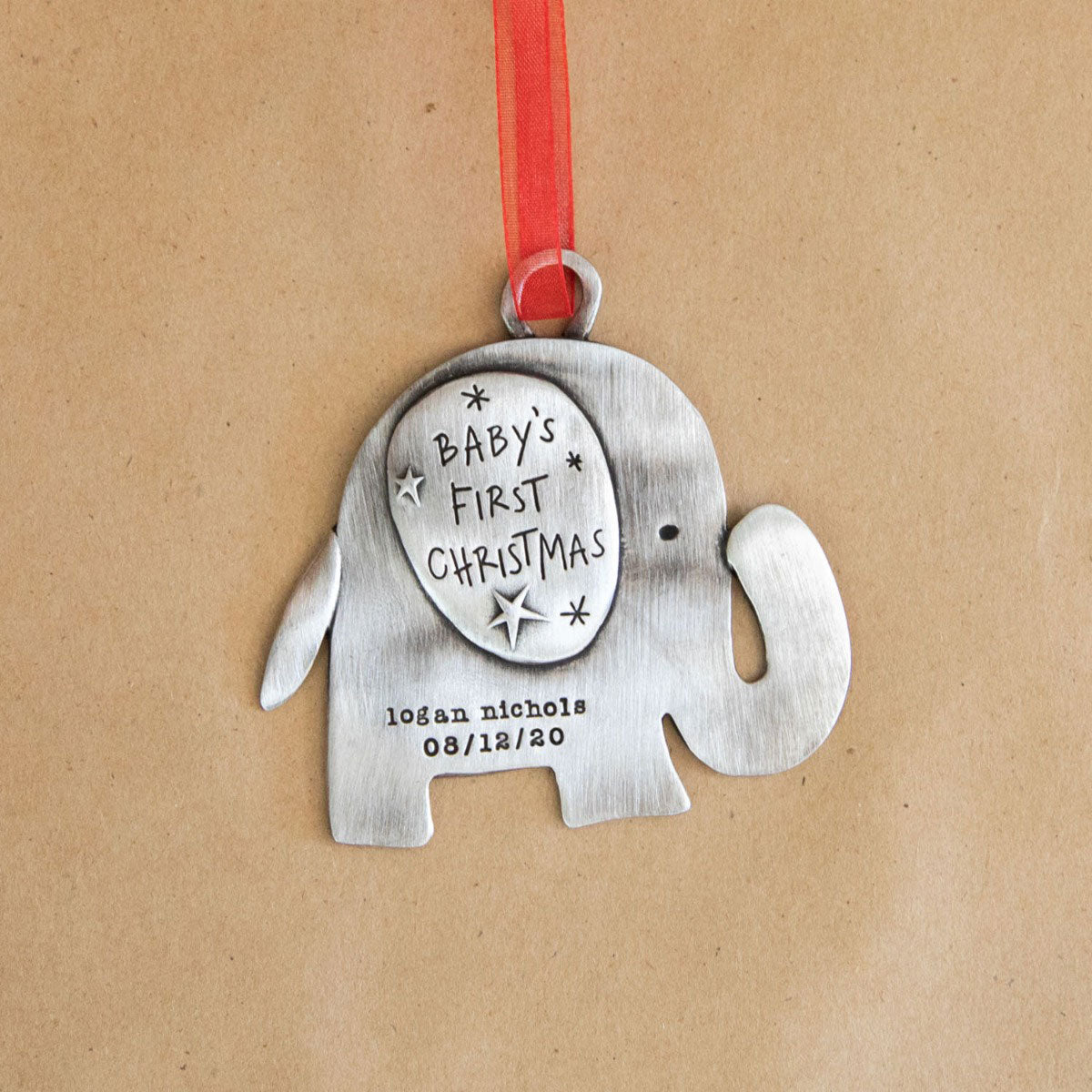 Baby's First Christmas Ornament {Pewter}