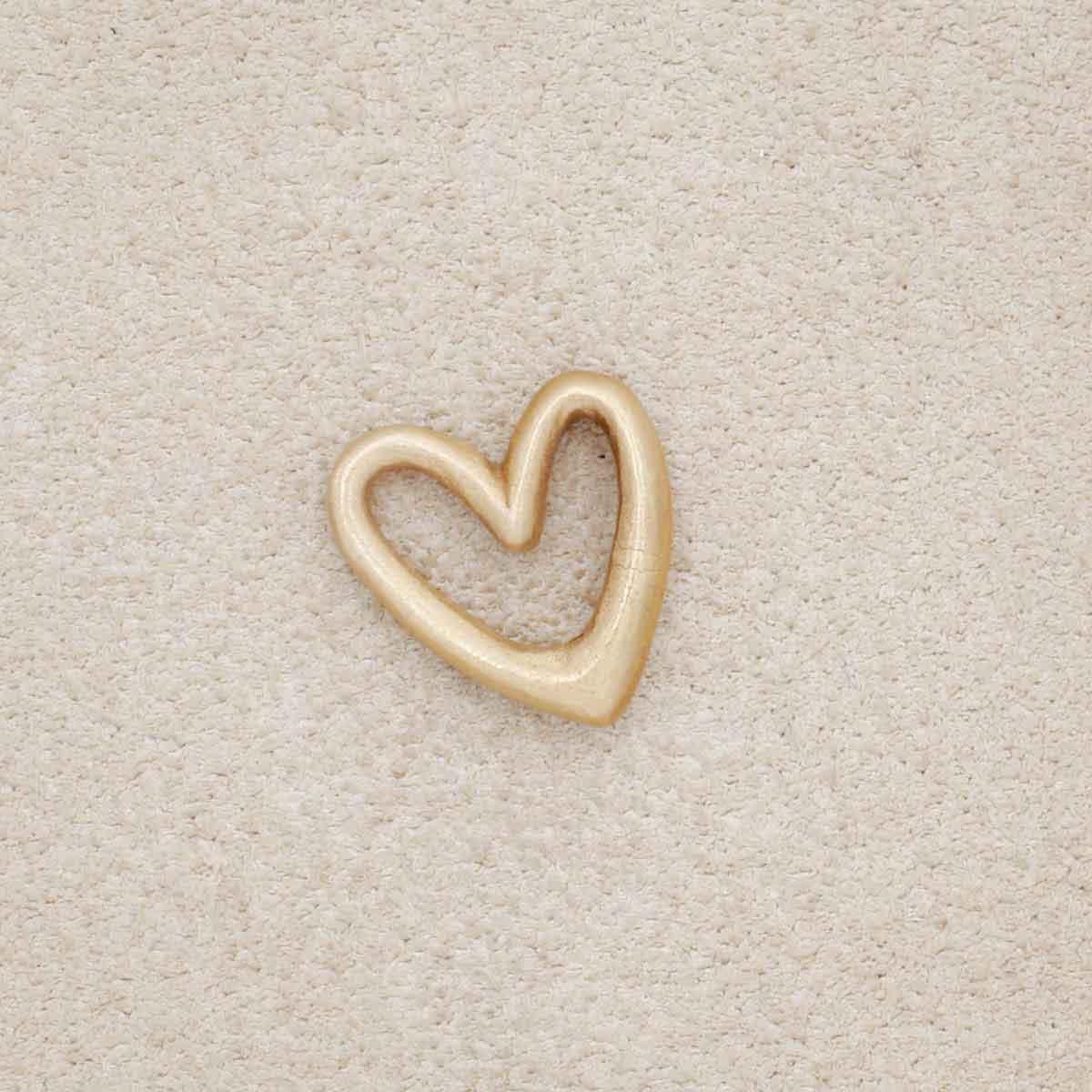 Love Grows 1/2" Heart charm {10k Gold}