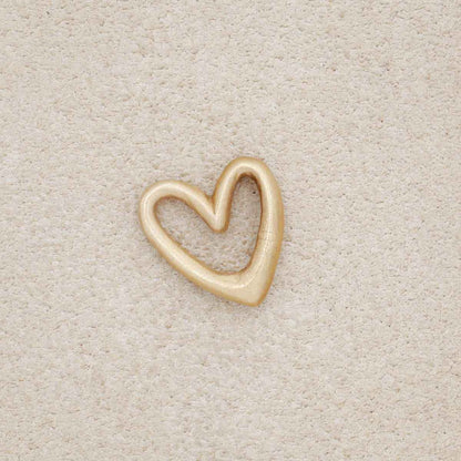 Love Grows 1/2" Heart charm {10k Gold}