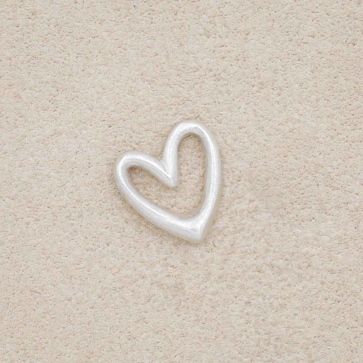 Love Grows 1/2" Heart Charm {Sterling Silver}