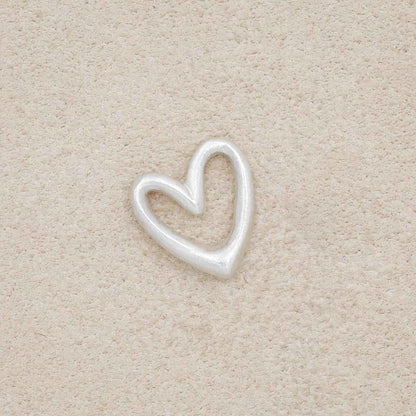 Love Grows 1/2" Heart Charm {Sterling Silver}